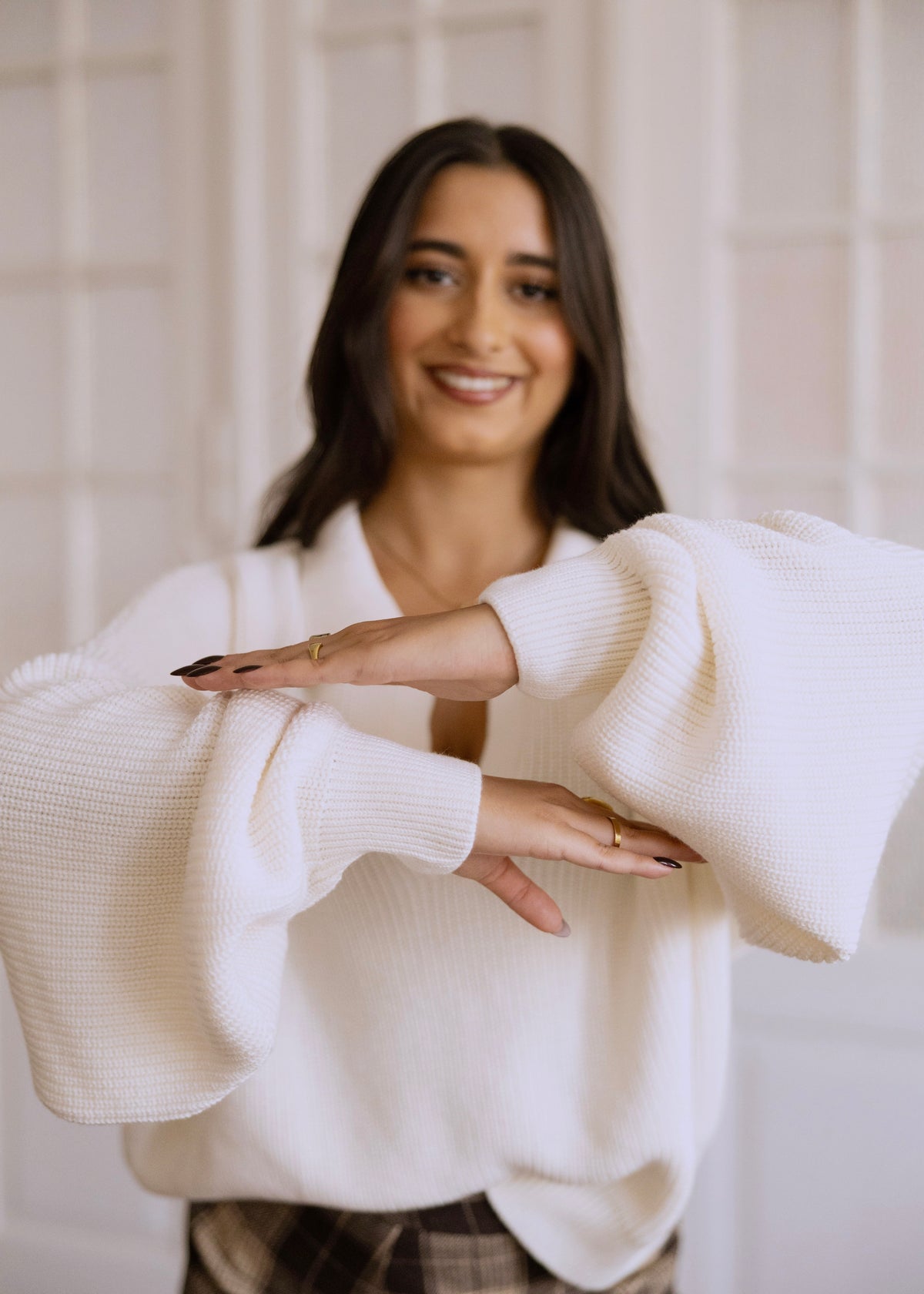 Sweter Amelia Écru