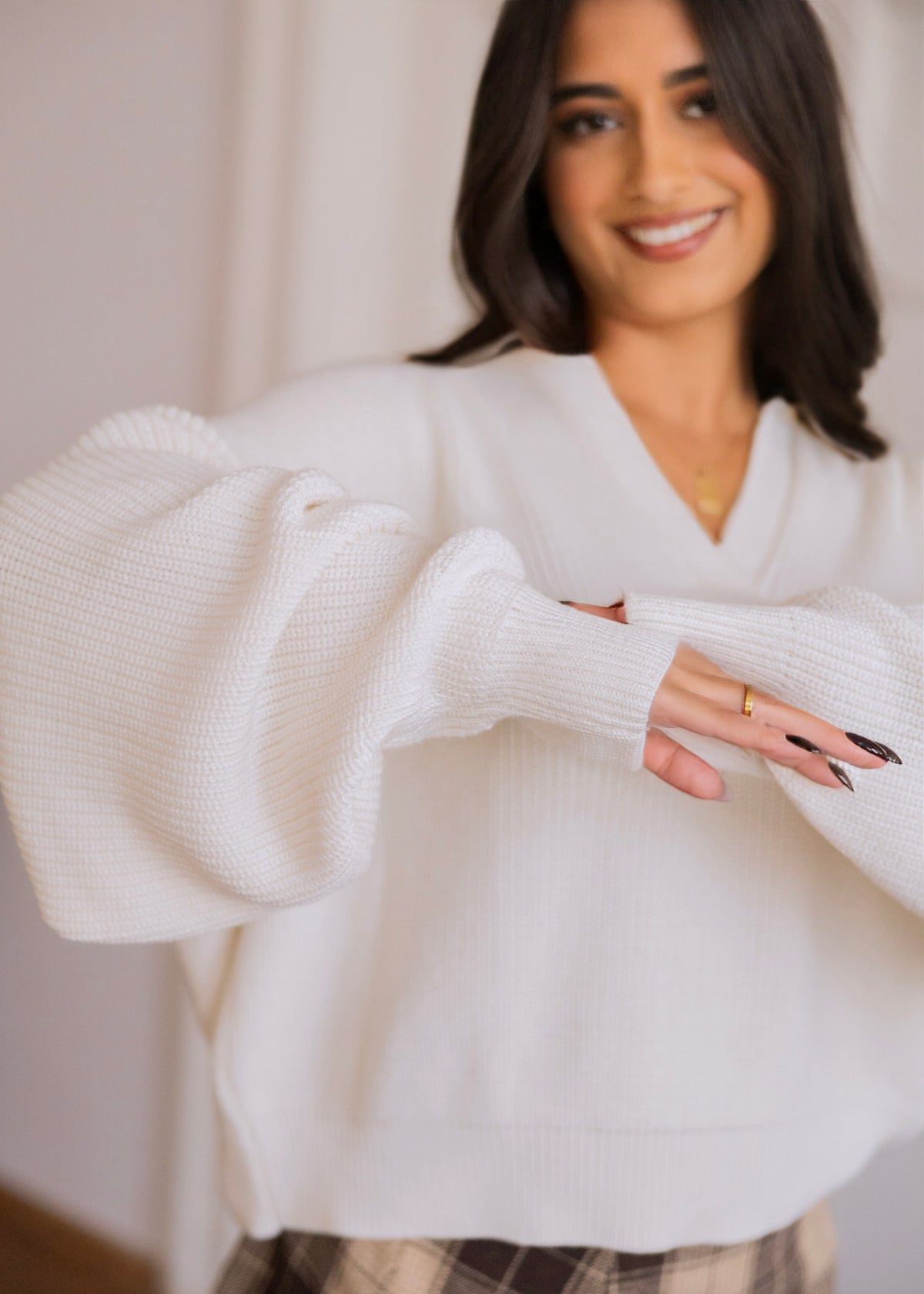 Sweter Amelia Écru