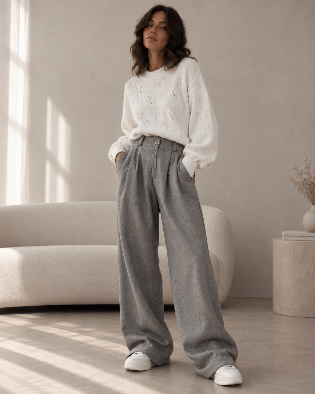 Sweter Aurora Ecru