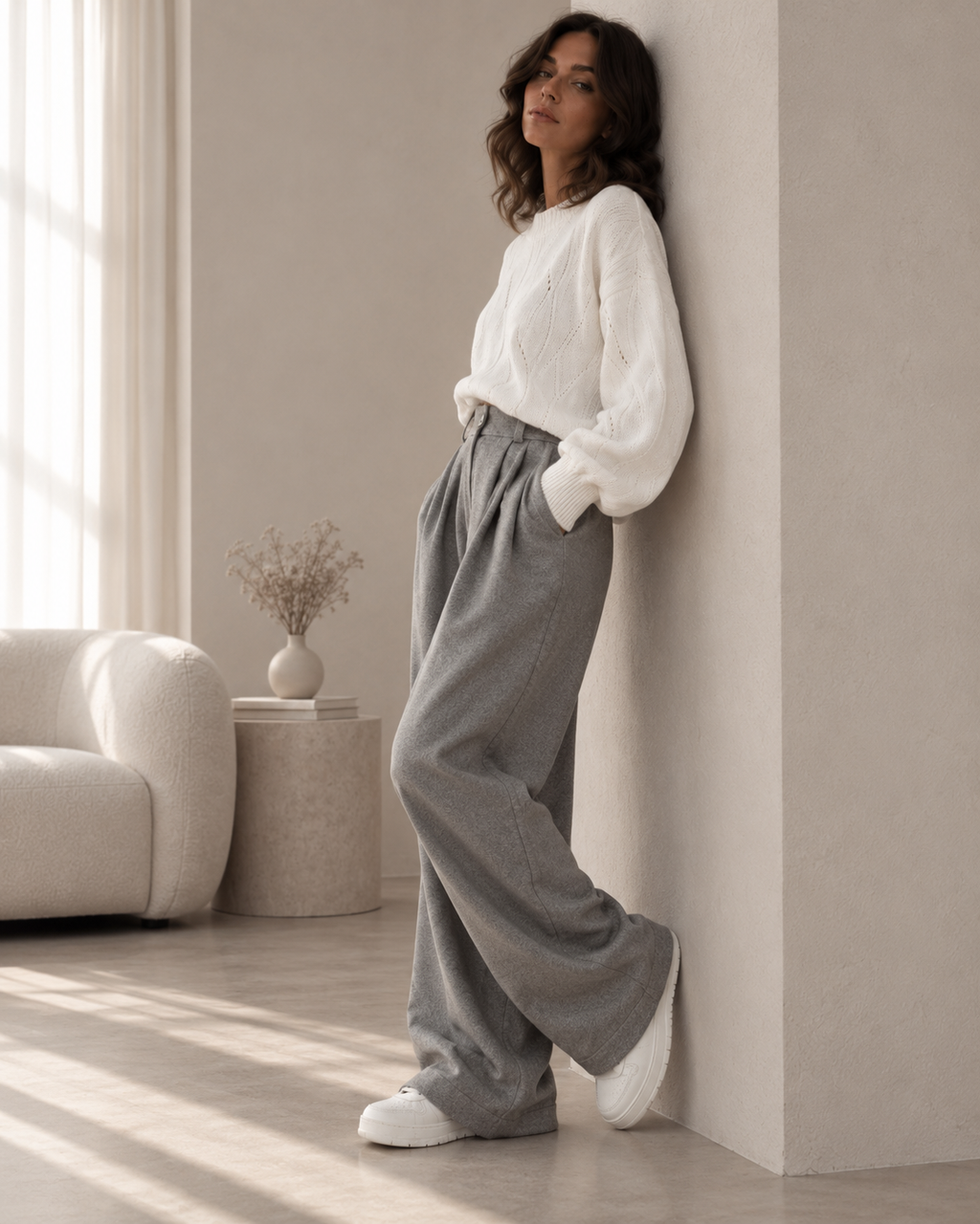 Sweter Aurora Ecru