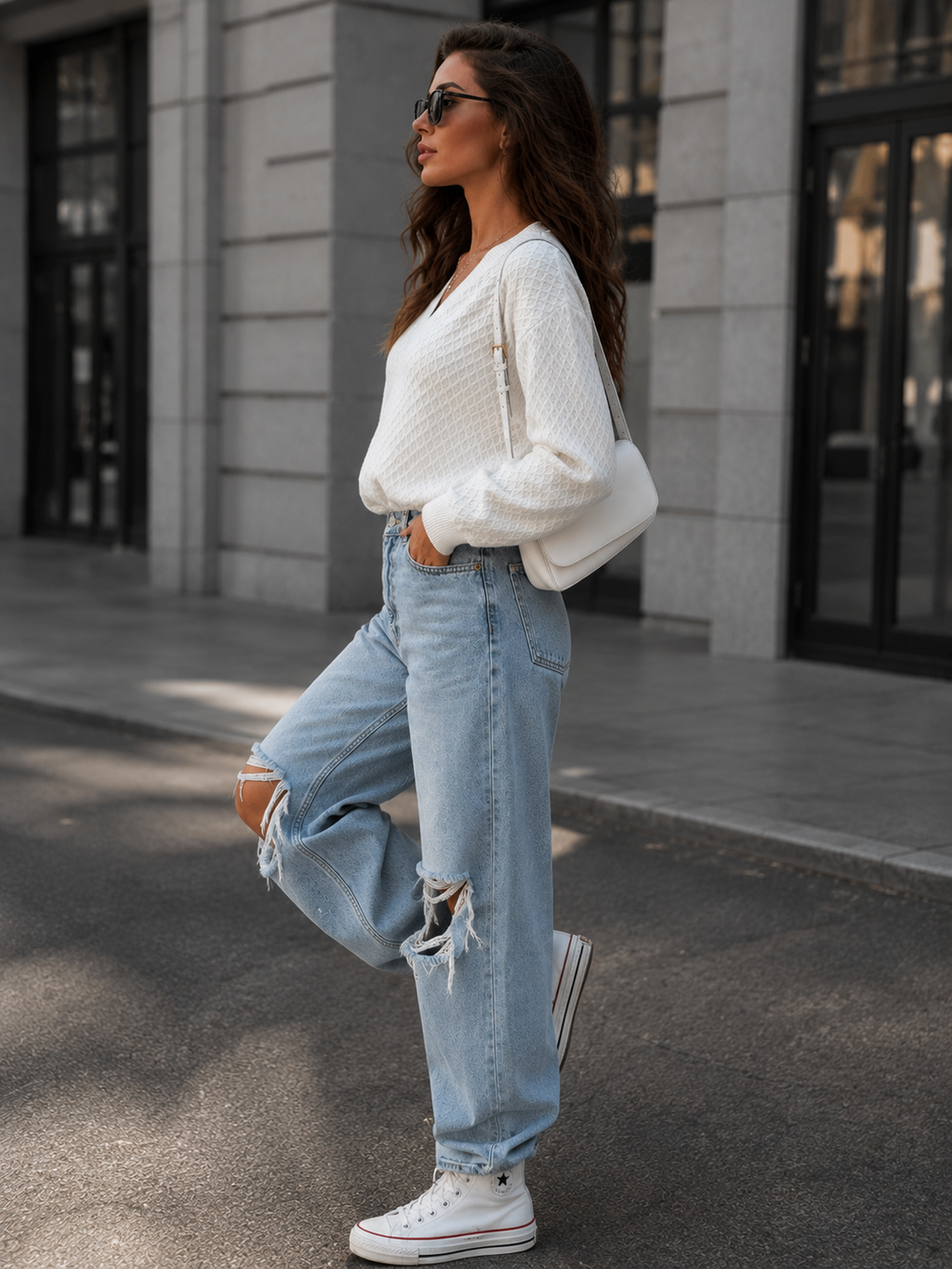 Sweter Honey Ecru