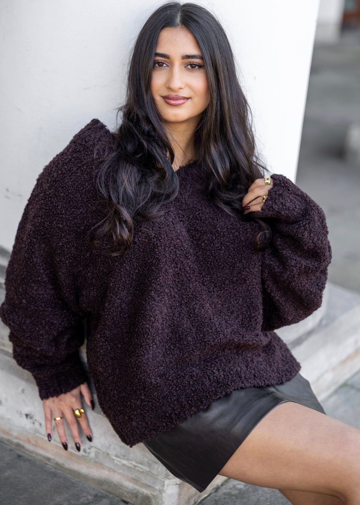 Sweter Elodie Brown