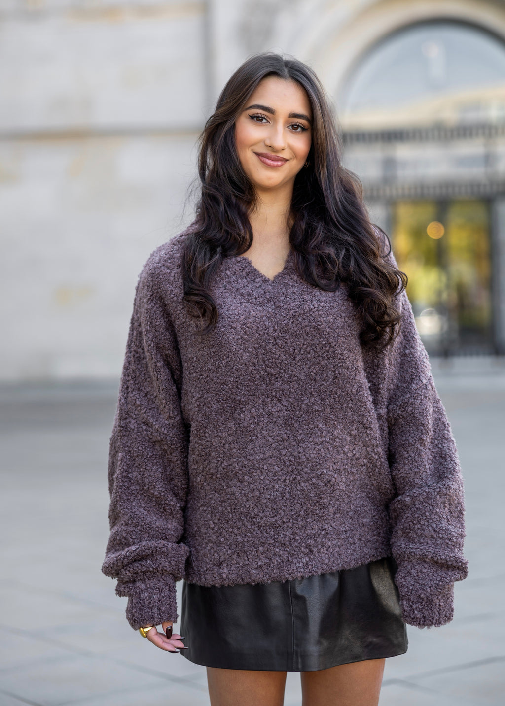 Sweter Elodie Taupe