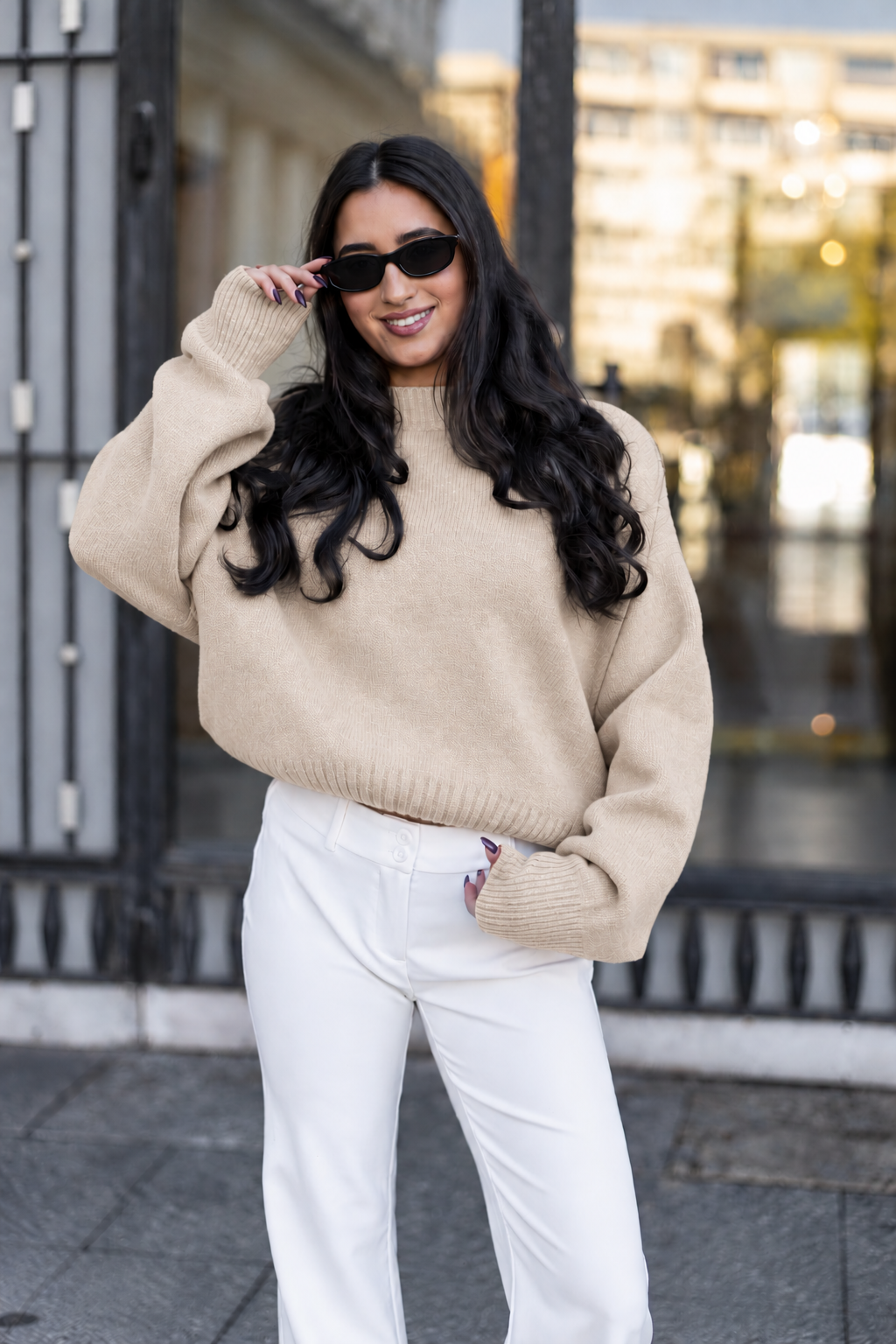 Sweter Celeste Ecru