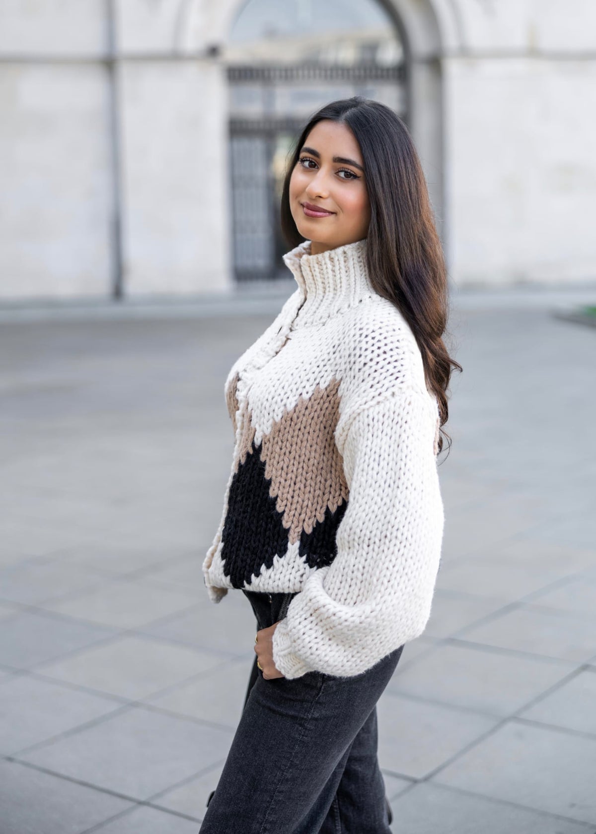 Sweter Colette Cream