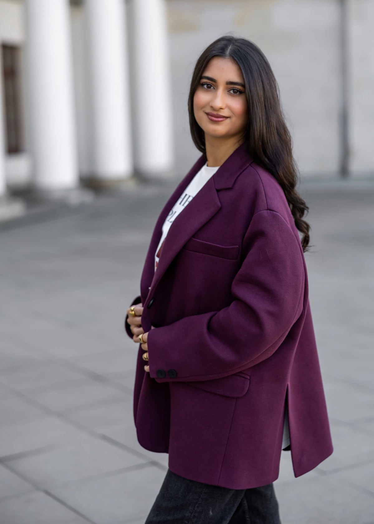 Marynarka Emilia Burgundy