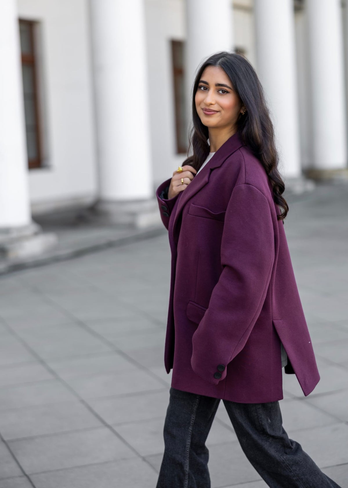Marynarka Emilia Burgundy