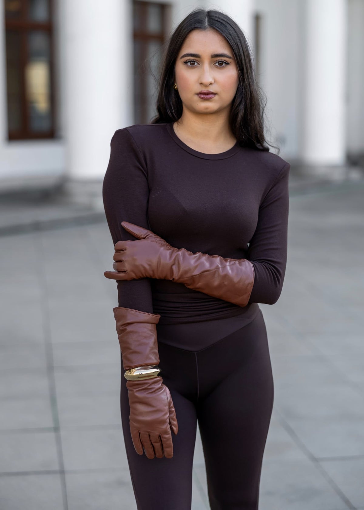 Rękawiczki Sofia Brown