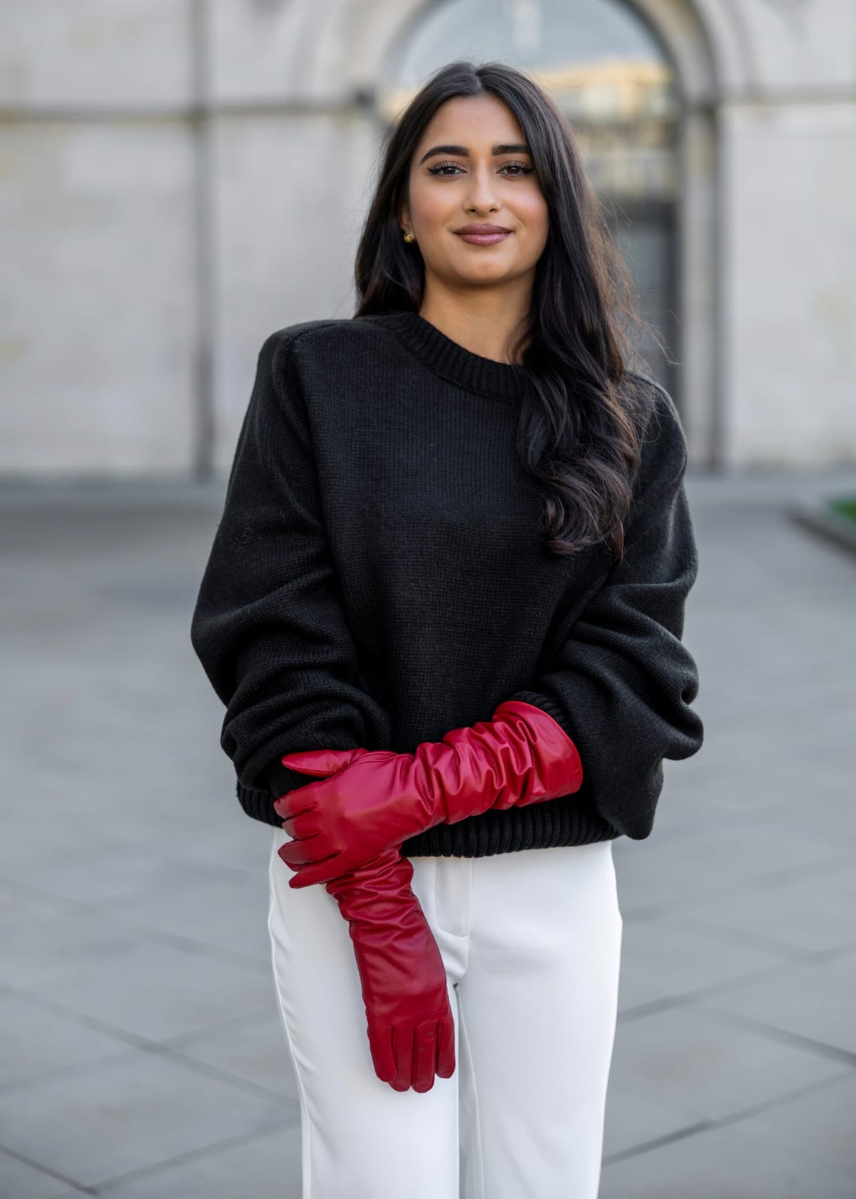 Rękawiczki Sofia Red